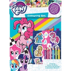 MY LITTLE PONY COLOURING SET