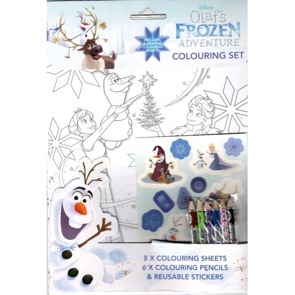 OLAF ADVENTURE COLOURING SET