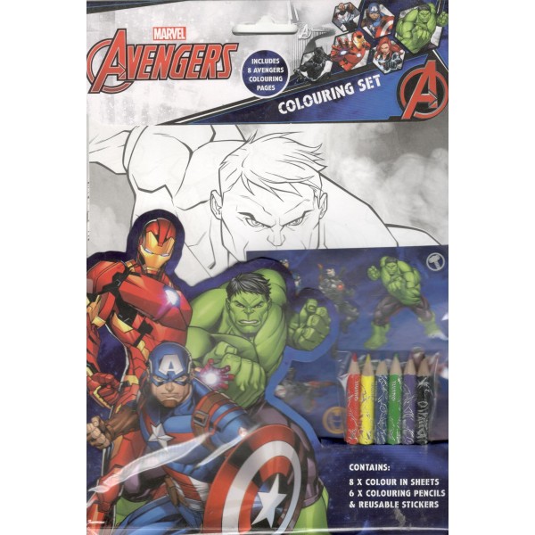 AVENGERS COLOURING SET