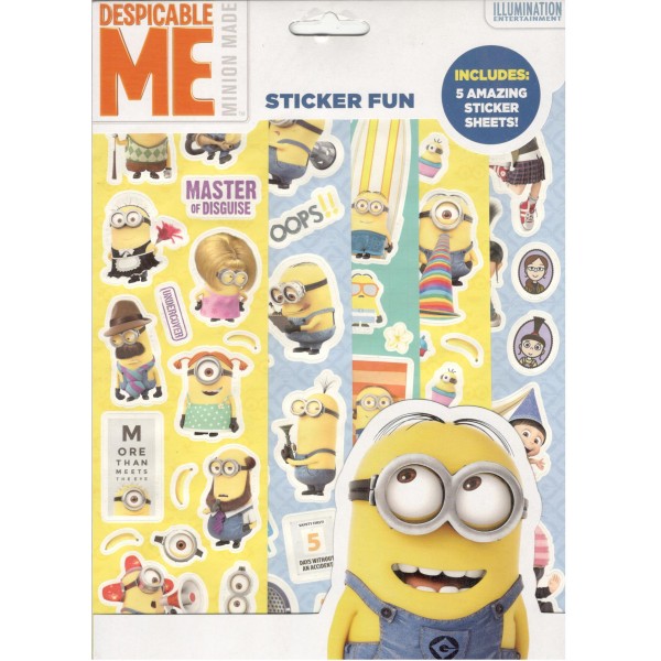 DESPICABLE ME MINION MADE STICKER FUN