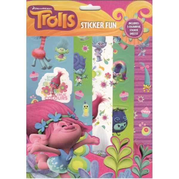 TROLLS STICKER FUN