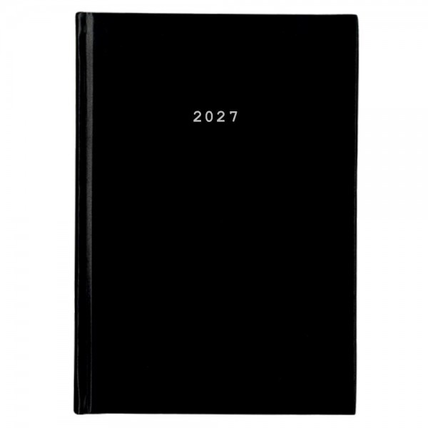 Next ημερολόγιο 2027 basic ημερήσιο δετό μαύρο 12x17εκ.  Δυνατότητα εκτύπωσης