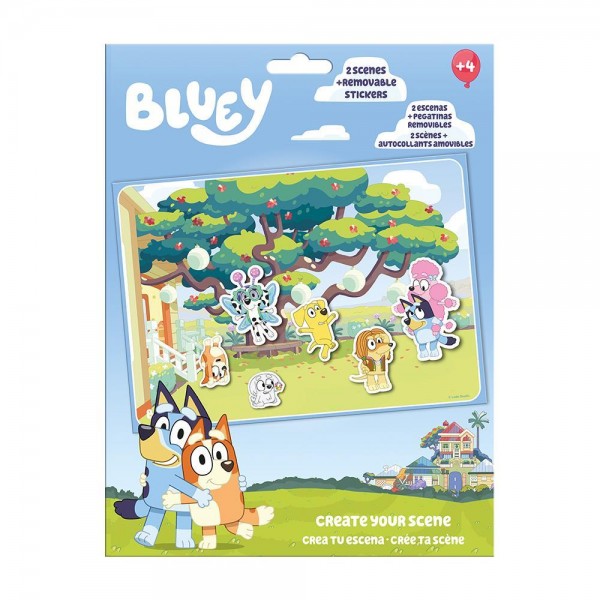 Σετ δημιουργίας σκηνών Bluey με αυτοκόλλητα Υ34x22εκ. Σετ δημιουργίας σκηνών Bluey με αυτοκόλλητα Υ34x22εκ.