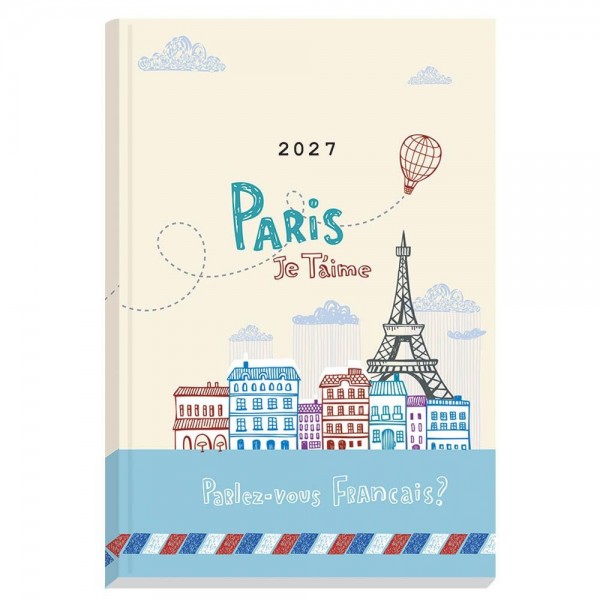 Next ημερολόγιο 2027 Gallery Paris ημερήσιο δετό 12x17εκ.