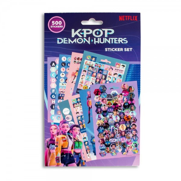 Σετ αυτοκόλλητα K-Pop Demon Hunters 500τμχ.