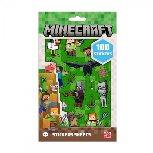 Σετ αυτοκόλλητα Minecraft Υ15x25εκ.