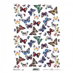 Ριζόχαρτο "butterflies 2" 21x29εκ.   (ITD-R130)