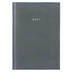 Next ημερολόγιο 2027 basic ημερήσιο δετό γκρι 12x17εκ.  Δυνατότητα εκτύπωσης
