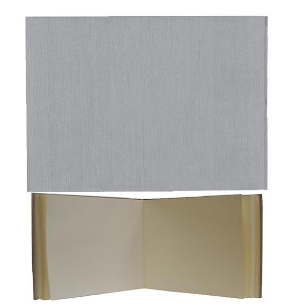 Νext βιβλίο εντυπώσεων Fabric λευκό, Α4 landscape, 80 σαμουά φύλλα 120γρ.