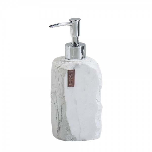 Dispenser για υγρό σαπούνι από marble 7,2x7x19εκ.