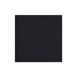 Νext βιβλίο εντυπώσεων-sketch book Silk μαύρο 80 σαμουά φύλλα 120γρ. 23x23εκ.