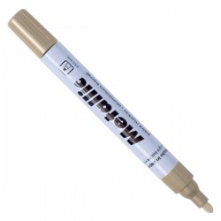 Centropen μαρκαδόρος ανεξίτηλος μεταλ. χρυσός 1,5-2,5mm