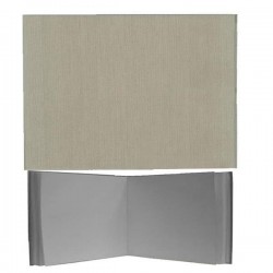 Νext βιβλίο εντυπώσεων Fabric μπεζ, Α4 landscape, 80 λευκά φύλλα 120γρ.