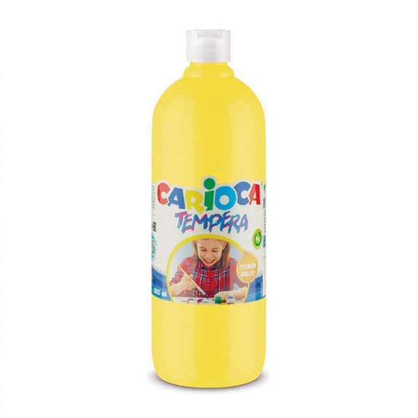 Carioca τέμπερα ανοιχτό κίτρινο 1000ml
