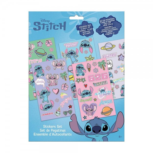 Σετ αυτοκόλλητα Stitch Υ29,5x21εκ.