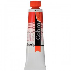 Talens Cobra Study water mixable oil 315 pyrrole red 40ml.