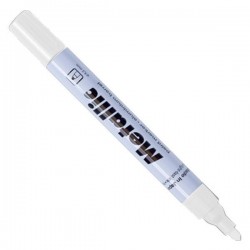 Centropen μαρκαδόρος ανεξίτηλος μεταλ. λευκός 1,5-2,5mm