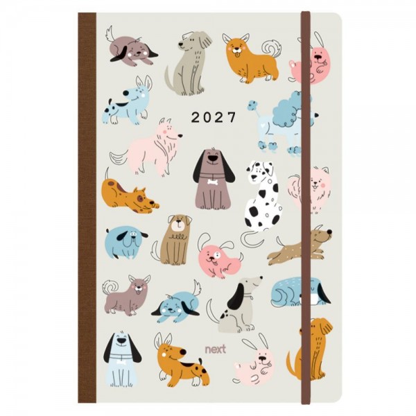 Next ημερολόγιο 2027 Trends Dogs ημερήσιο flexi με λάστιχο 14x21εκ. Next ημερολόγιο 2027 Trends Dogs ημερήσιο flexi με λάστιχο 14x21εκ.