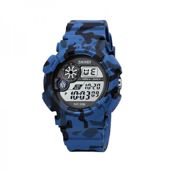 Ψηφιακό ρολόι χειρός - Skmei - 1718 - Army Blue Ψηφιακό ρολόι χειρός - Skmei - 1718 - Army Blue
