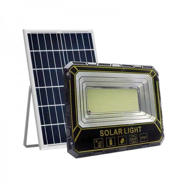 Ηλιακός προβολέας LED με πάνελ - 500W - IP67 - 434085
