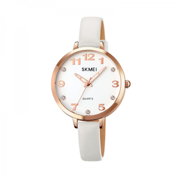 Αναλογικό ρολόι χειρός - Skmei - 2028 - White