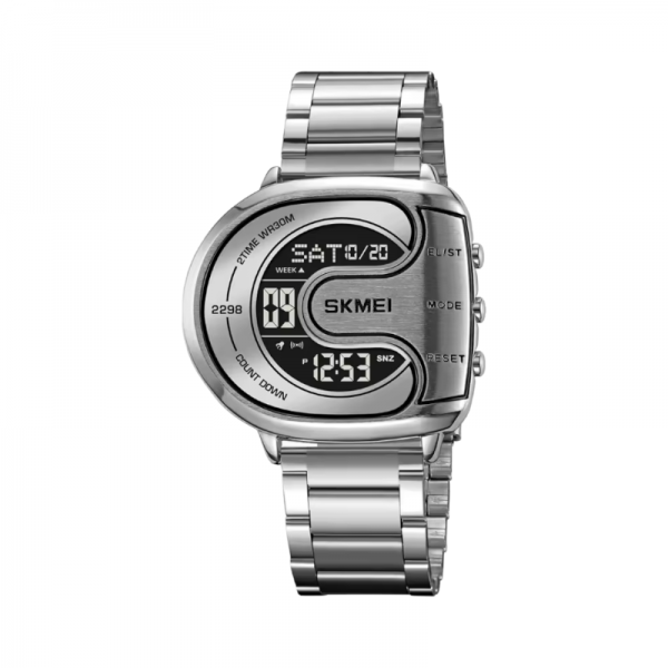 Ψηφιακό ρολόι χειρός - Skmei - 2298 - Silver/Black Ψηφιακό ρολόι χειρός - Skmei - 2298 - Silver/Black