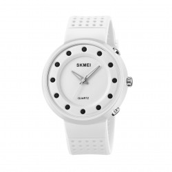 Αναλογικό ρολόι χειρός LED - Skmei - 2132 - White