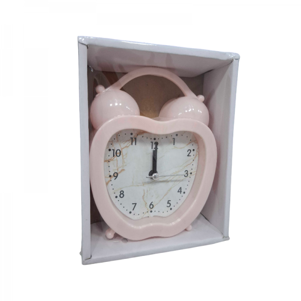 Επιτραπέζιο ρολόι - Ξυπνητήρι - 615D  - 906151 - Pink