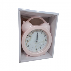 Επιτραπέζιο ρολόι - Ξυπνητήρι - 616D - 906168 - Pink