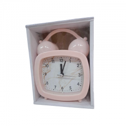 Επιτραπέζιο ρολόι - Ξυπνητήρι - 618D - 906182 - Pink