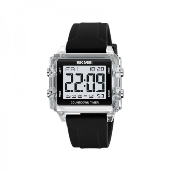 Ψηφιακό ρολόι χειρός - Skmei - 2320 - Black/Transparent