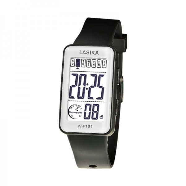 Ψηφιακό ρολόι χειρός - WF161 - Lasika - 115144 - Black/White