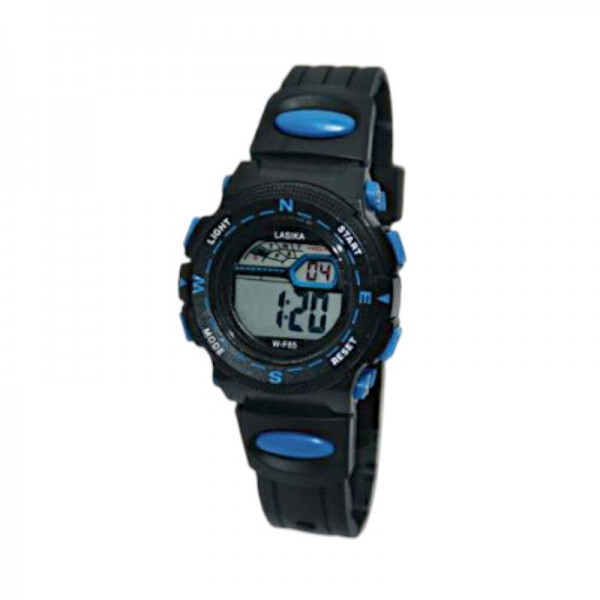 Παιδικό ψηφιακό ρολόι χειρός - WF85 - Lasika - 115147 - Black/Blue