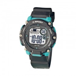 Ψηφιακό ρολόι χειρός - WF156 - Lasika - 115143 - Black/Mint