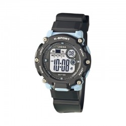 Ψηφιακό ρολόι χειρός - WF156 - Lasika - 115143 - Black/Light Blue