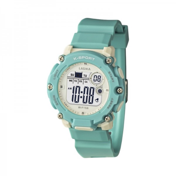 Ψηφιακό ρολόι χειρός - WF156 - Lasika - 115143 - Mint Green Ψηφιακό ρολόι χειρός - WF156 - Lasika - 115143 - Mint Green