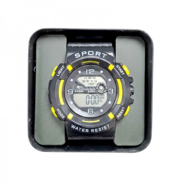 Ψηφιακό ρολόι χειρός - 6859 - 115185 - Black/Yellow Ψηφιακό ρολόι χειρός - 6859 - 115185 - Black/Yellow