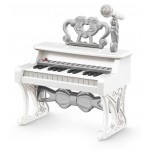 Παιδικό πιάνο mini με μικρόφωνο - 328-2825 - 233103 - White Παιδικό πιάνο mini με μικρόφωνο - 328-2825 - 233103 - White