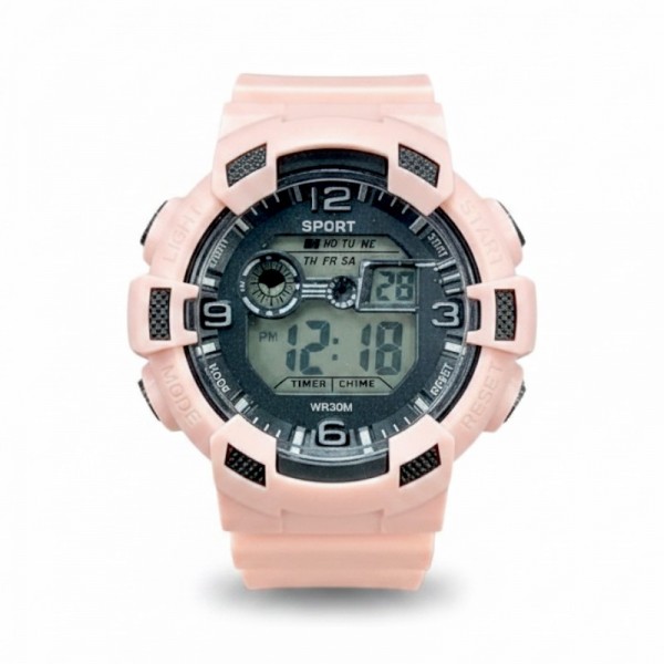 Ψηφιακό ρολόι χειρός - 73AB - 115195 - Light Orange