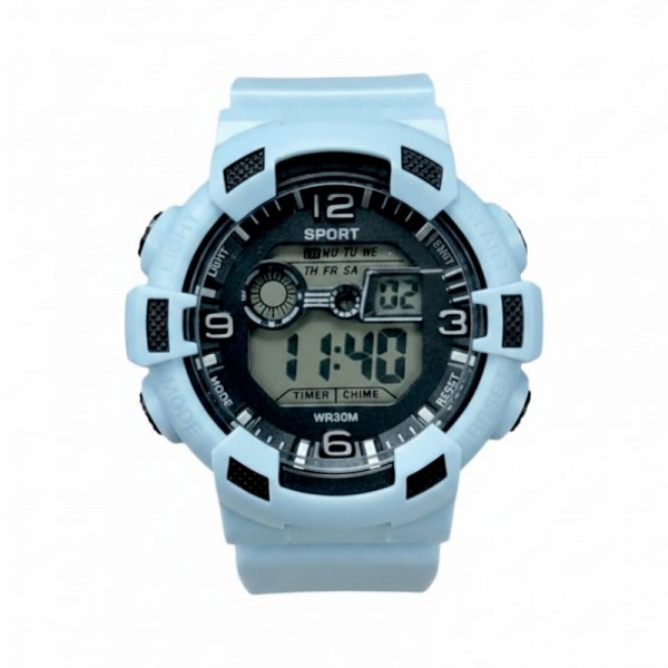 Ψηφιακό ρολόι χειρός - 73AB - 115195 - Light Blue Ψηφιακό ρολόι χειρός - 73AB - 115195 - Light Blue
